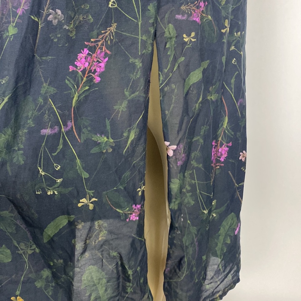 AllSaints Asta Heligan Linen Blend Skirt - Picture 12 of 12